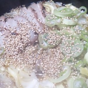 きゃべつたっぷり★塩ラーメン★